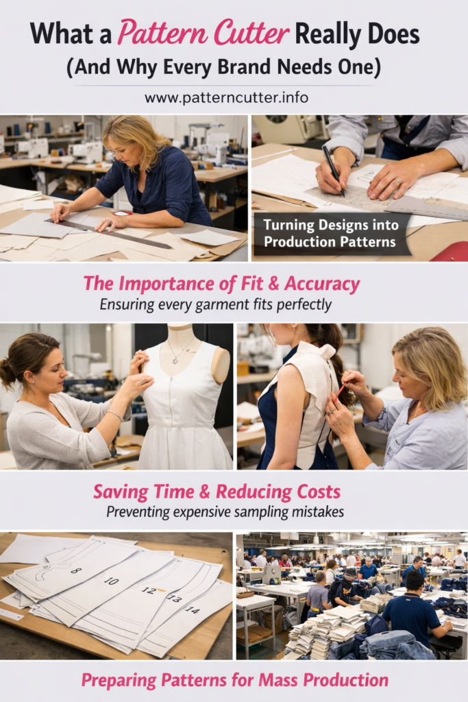 What a Pattern Cutter Really Does (And Why Every Brand Needs One)