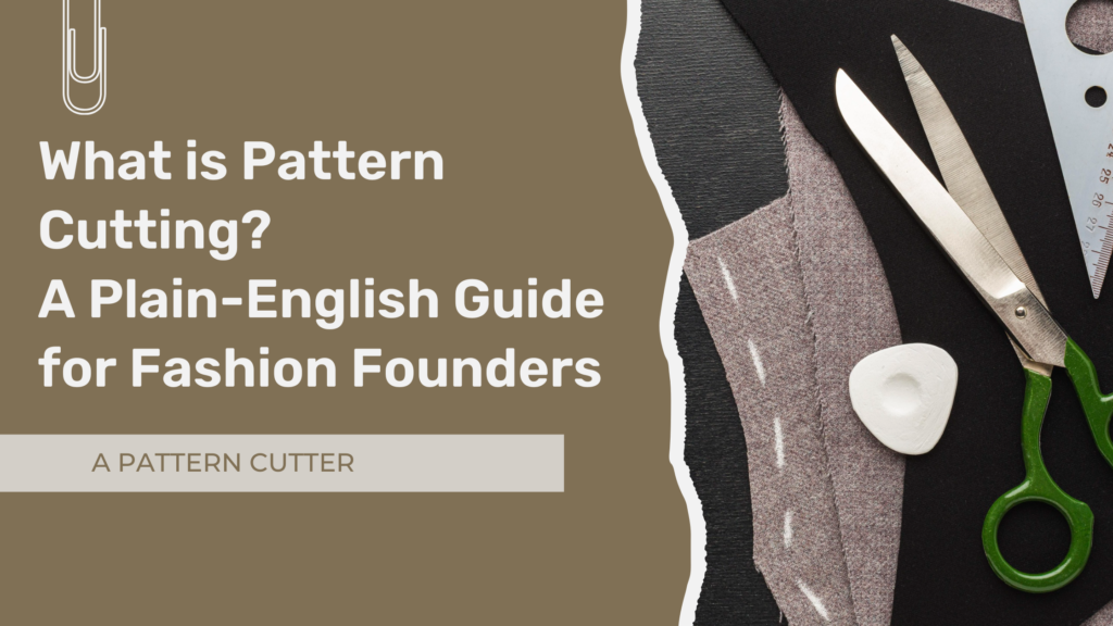 What is Pattern Cutting? A Plain-English Guide for Fashion Founders